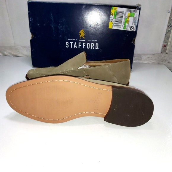 Stafford Mens Genuine Leather  Suede Mink Dace Loafer Size 10.5 M New in Box main image 5